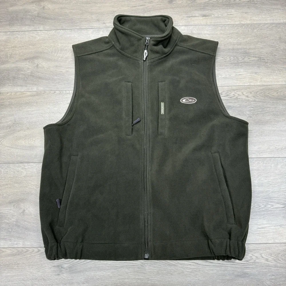 Drake Waterfowl Windproof Vest Green‎ Men's Sz XL Hunting Duck Outdoor